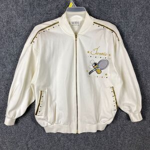 Vintage The Icing‎ Sweatshirt Medium Women's Full Zip Cotton Blend